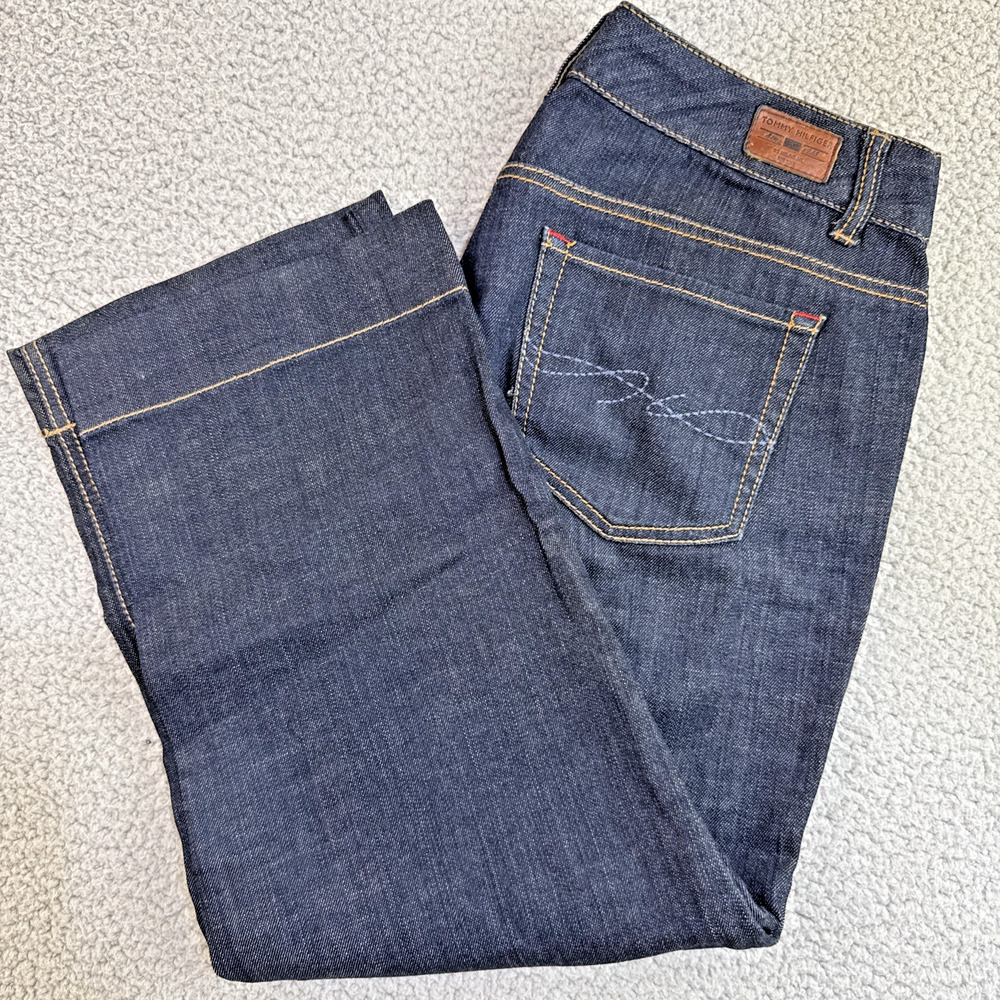 VTG Tommy Hilfiger Womens Jeans Capri Pants Size 8 Short Pants Boyfriend Jeans